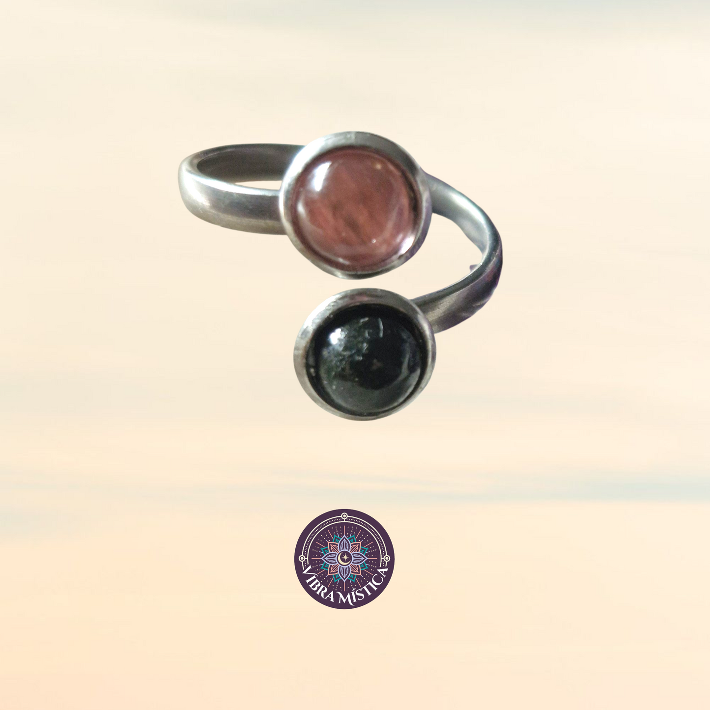 Watermelon Tourmaline & Sandstone – Alineación y Expansión