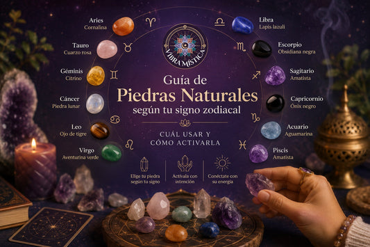 Guía de piedras naturales según tu signo zodiacal - Vibra Mística