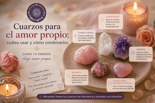 Cuarzos y cristales para el amor propio - Vibra Mística