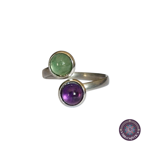 Amatista & Aventurina Verde – Equilibrio y Renovación