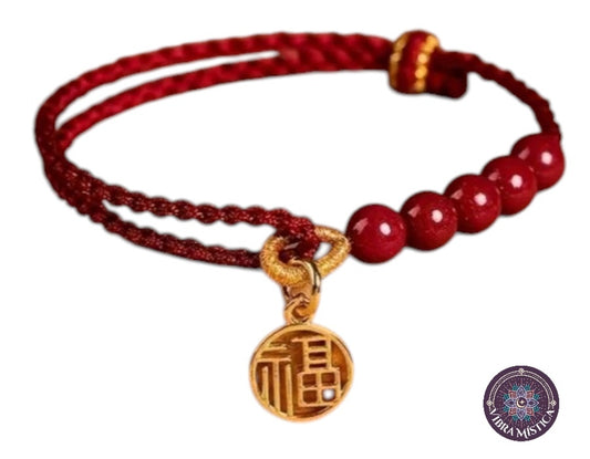 Pulsera Roja de Cinabrio – Suerte, protección y energía